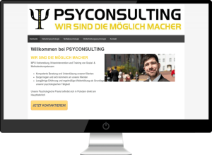 Psyconsulting Webdesign