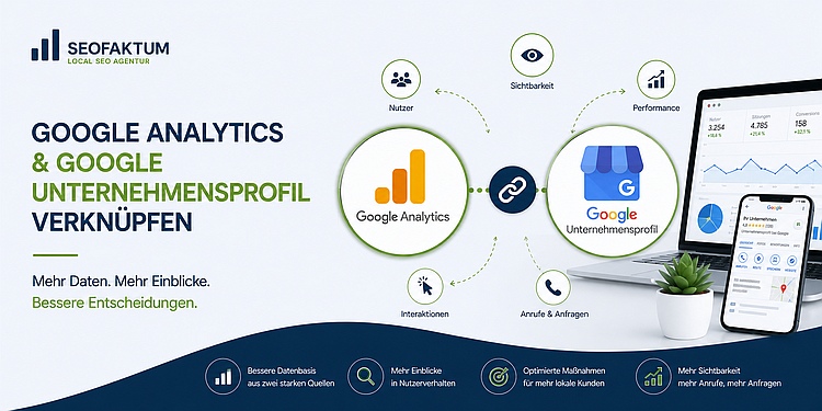google unternehmensprofil mit analytics verbinden